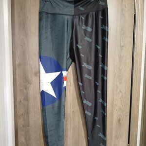 Feed Me Fight Me Warbird leggings